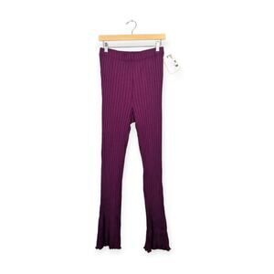 NWT Simon Miller Purple Rib Cyrene Lounge Pants Size M